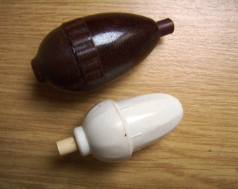 Vintage french, switch bakelite, bakelite light switch, pear shaped PEAR, bakelite Brown or white