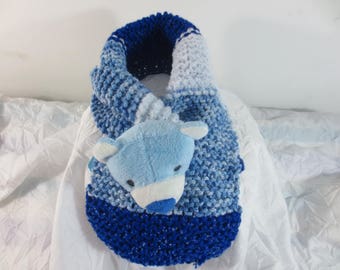 Child tie scarf Teddy bear