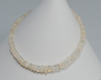 Sterling Silver Ethiopian Opal Bracelet