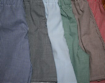 Boys Gingham Shorts Size 6mo to 6
