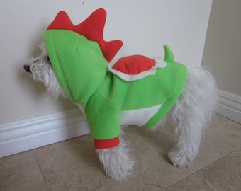 Dog clothing - Green or Yellow Yoshi Hoodie