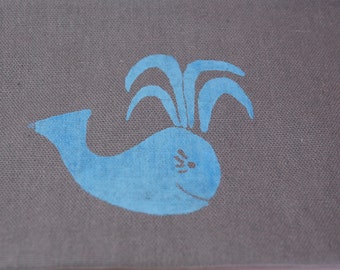 Whale Clutch/Wristlet Bag