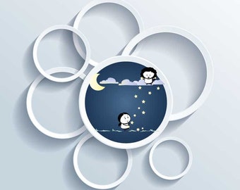 Pino and Pano/Art/Digital art/JMP/colors/entertainment/World/Stars/night/Children/stickman/design