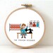 2 x Fashion Designer cross stitch pattern. Male and Female fashionista. Modern professions embroidery designs