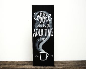 Muestra café acogedor café, Café Bar, café regalo, muestras de café para cocina, decoración cocina, decoración de la pared de cocina, signos café, café pared Ar