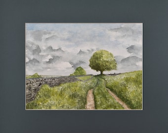 Cow Parsley Lane - Original Watercolour Painting