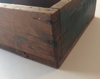 Rustic Wooden Box - Wooden Box - Primitive Box