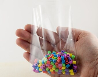 100pcs - 87mm x 113mm Cellobags + 30mm seal - Clear Plastic for packaging materials, products