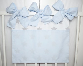 Crib Organizer, 2 Pockets, 100% Cotton