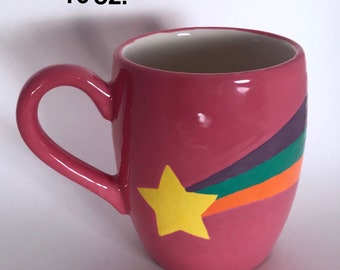 Gravity Falls Inspired Shooting Star Symbol Mug