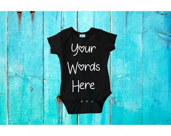 cheap birth announcement, Custom baby item, design a baby bodysuit, personalized baby bodysuit, Custom Gender announcement, custom clothing