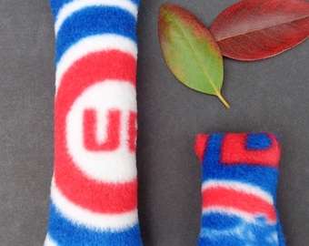 Cat Toys Chicago Fleece Organic Catnip Pet Kitty Toy Set Gift Best Cubs