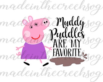 Muddy pig | Etsy
