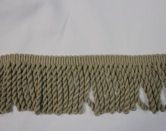 Taupe Twisted Rope Fringe - Decorative Trim 858