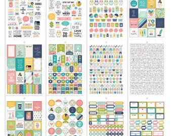 Carpe Diem - Simple Stories - Home Stickers A5