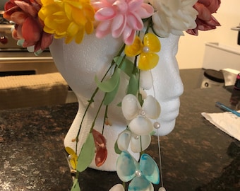 Seashells Halo or wreath for hair
