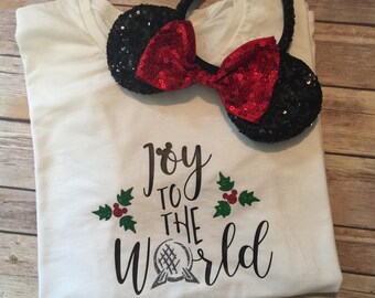 Disney Christmas Shirt * Joy to the World Shirt * Epcot Shirt * Disney Vacation Shirt * Disney Shirt *