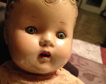 Composite Toddler doll --1920's?