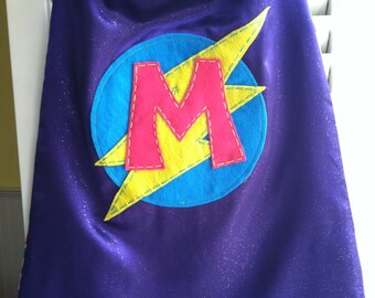 Purple Superhero Cape -PERSONALIZE/CUSTOMIZE -Perfect Christmas Gift- Superhero Birthday Party