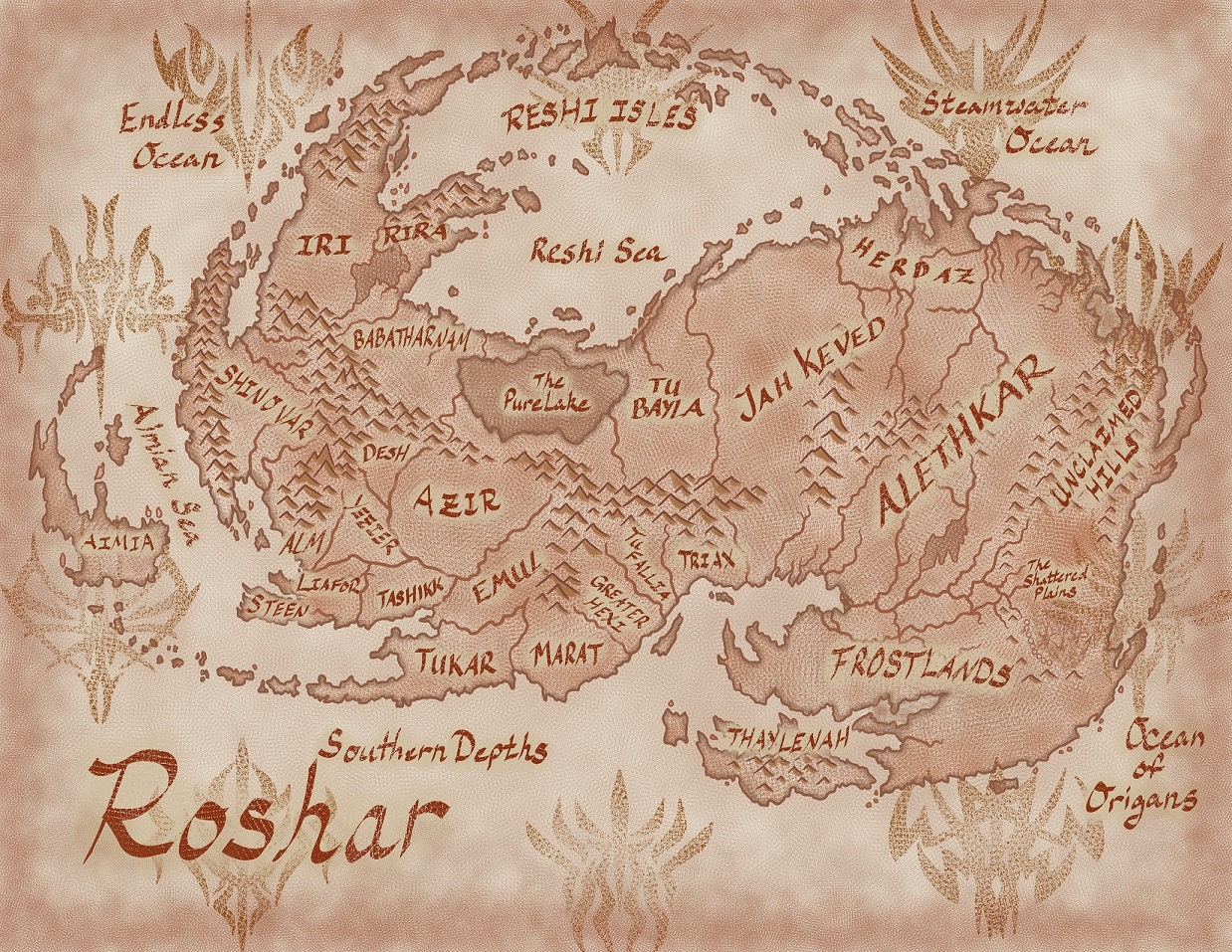 Roshar Map