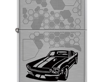 Retro Ford Mustang Zippo Lighter