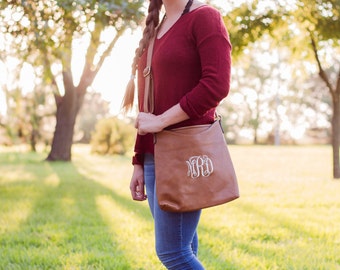 Monogrammed Crossbody Bag | Monogram Crossbody | Purse | Cross body Bag | Personalized Gift for Your Best Friend | Memphis