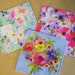 Flower Decoupage Napkins - Gorgeous Floral Designs, 3 Paper Napkins for Decoupage, Collage, Scrapbooking and Paper Projects