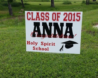 Graduation yard sign | Etsy