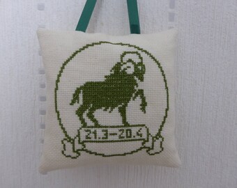 Zodiac - Aries sign pillow