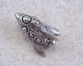 Green Girl Studios Pewter Rocketship