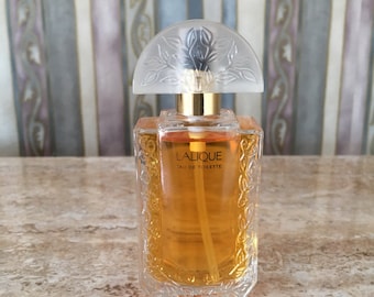 Vintage Lalique 1oz Eau De Toilette