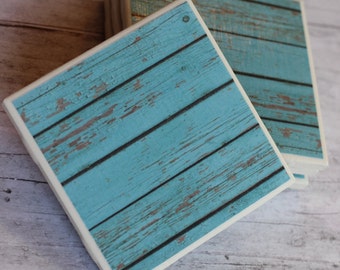 Rustic Coasters, Rustic coaster, Coaster, Coasters, Tile Coasters, Drink Coasters, Handmade Coasters, Coaster Set of 4, Distressed Wood
