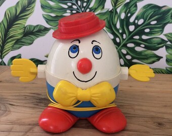 Vintage Fisher Price Humpty Dumpty pull-along collectible toy