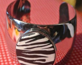 Zebra effect bracelet