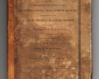 1843 Murray's English Grammar Simplified