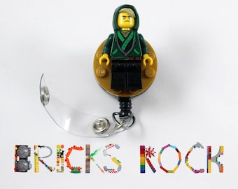 Master Lloyd - Ninjago™ - Badge Reel made with LEGO® Minifigure™ - ID Holder - Retractable Badge Reel -Lanyard -Swivel Clip