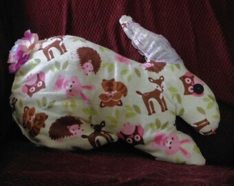 forrest bunny pillow