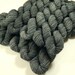 Yarn Mini Skeins, Hand Dyed Yarn, Sock Weight 4 Ply Superwash Merino Wool - Pewter - Indie Fingering Weight Sock Yarn, Tonal Gray Grey