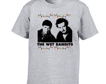 Youth Tacky Christmas Shirt The Wet Bandits Kids Holiday Christmas Tee
