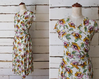 garden party dress // vintage 1940s dress