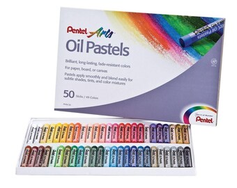 PENTEL Coloured Oil Pastels - Sets of 12, 25, or 50