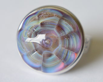 Collectable Artisan Handmade Lampwork Glass Snap Charm - Interchangeable Jewellery - Snap, Popper, Chunk, Button