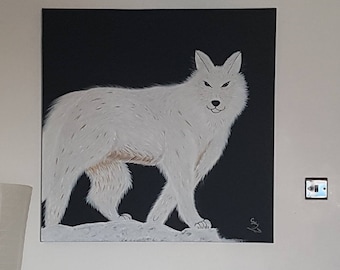 The guardian white wolf