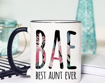 Bae Best Aunt Ever Mug, Bae Mug Best Aunt Ever Mug, Aunt Mug, Aunt Gift, Aunt Coffee Mug, Best Aunt, New Aunt, Best Aunt Ever Bae