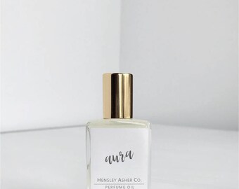 Aura - Perfume Oil - Jojoba Oil - Roll On Perfume- Roller Ball Perfume- Vegan Perfume- Natural Perfume