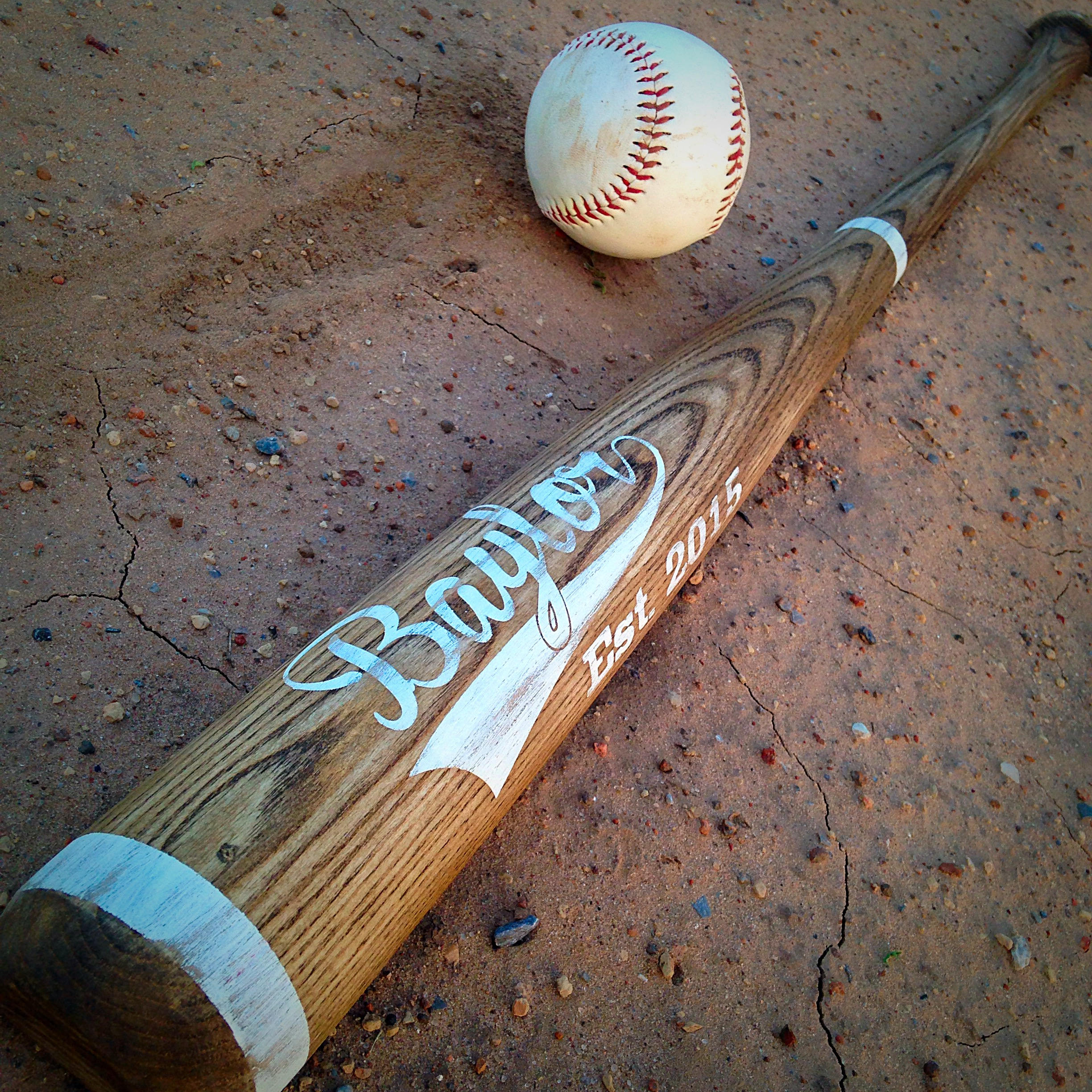 Customized 1/2 Baseball Bat Wall Decor