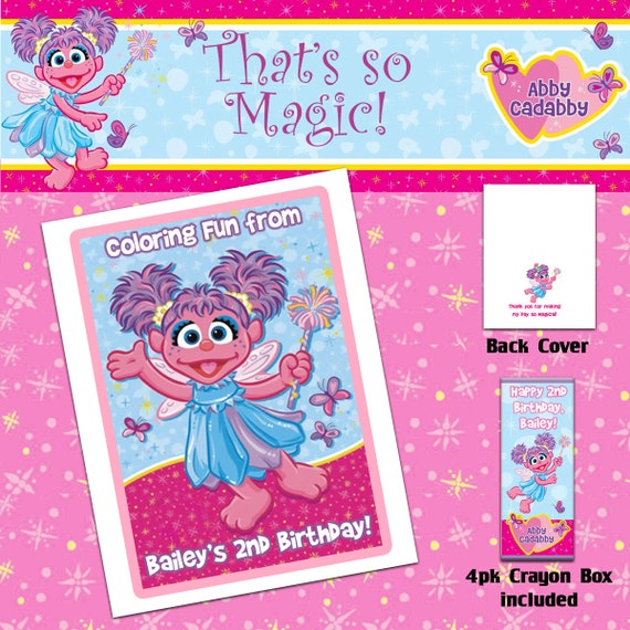 Abby Cadabby Coloring Book with Crayons