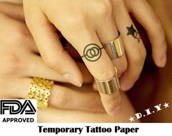 DIY Temporary Tattoo Paper, Inkjet or Laser Compatible, Free Gift / FDA certified Medical Adhesive