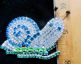 XXL Vintage Style Czech Glass Rhinestone Button
