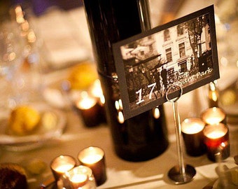 NYC Custom Landmark Table Numbers